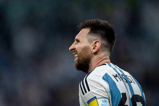 Lionel Messi of Argentina