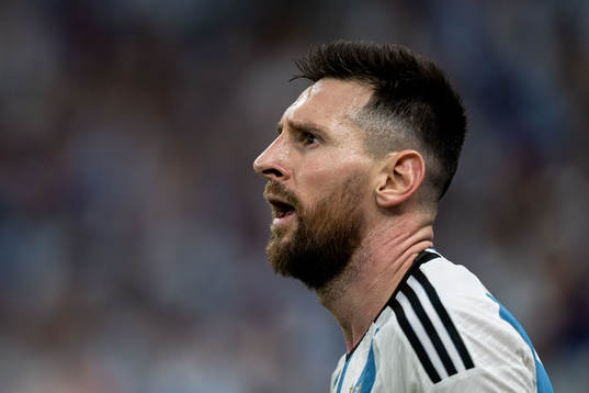 Lionel Messi of Argentina