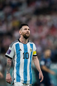 Lionel Messi of Argentina