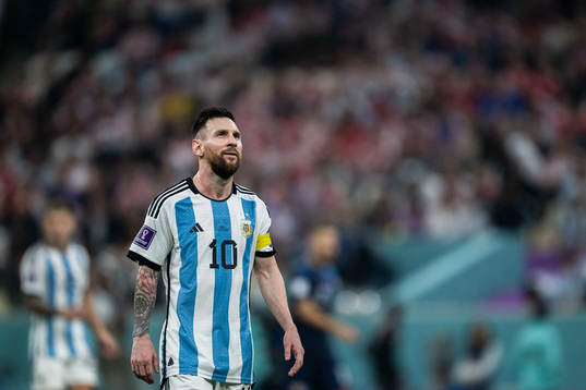 Lionel Messi of Argentina