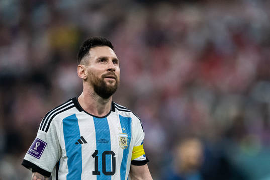 Lionel Messi of Argentina