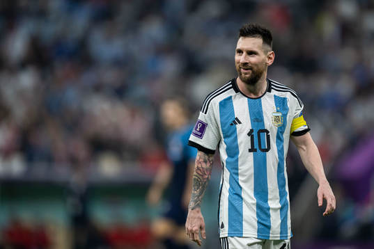 Lionel Messi of Argentina
