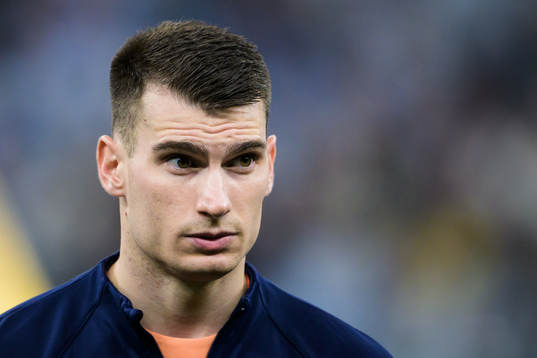 Goalkeeper Dominik Livakovic of Croatia