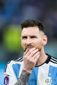 Lionel Messi of Argentina