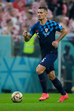 Dejan Lovren of Croatia