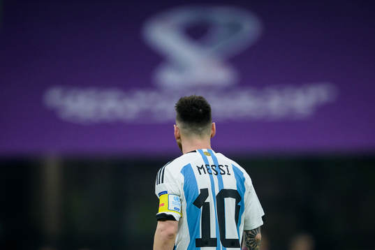 Lionel Messi of Argentina