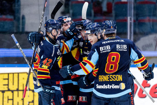 Djurgårdens spelare jublar