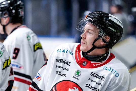 Vita Hästens Sebastian Benker deppar
