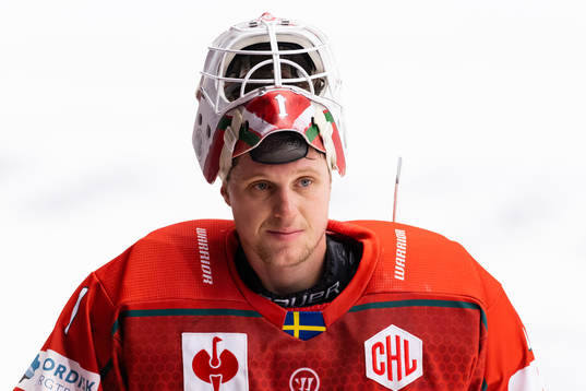 Goalkeeper Lars Johansson of Frölunda