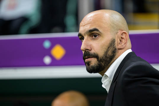 head coach Walid Regragui of Morocco