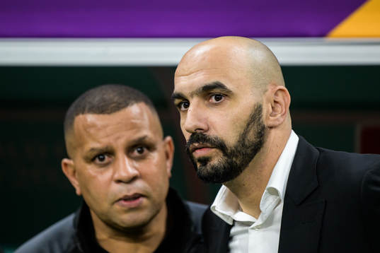 head coach Walid Regragui of Morocco