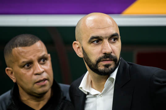 head coach Walid Regragui of Morocco