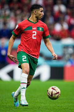 Achraf Hakimi of Morocco