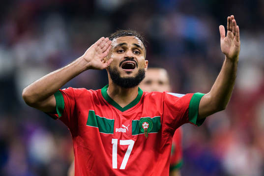 Sofiane Boufal of Morocco