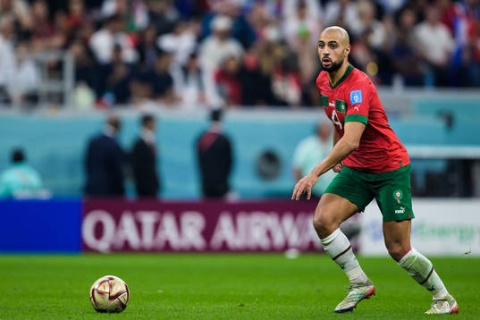 Sofyan Amrabat of Morocco