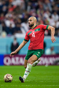 Sofyan Amrabat of Morocco