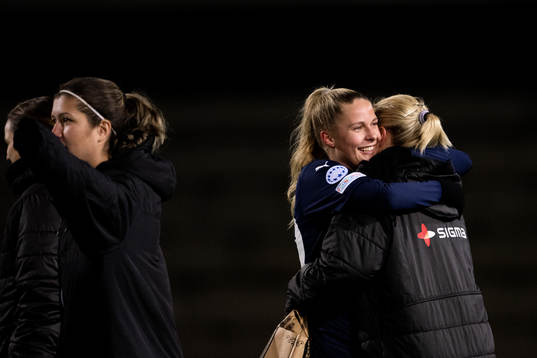 Olivia Holdt and Mimmi Larsson of Rosengård