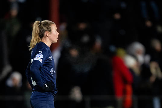 Jessica Wik of Rosengård looks dejected