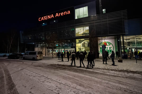 Exteriör av Catena Arena