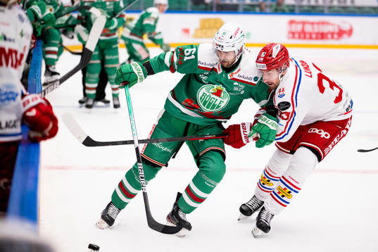 Rögles Ludvig Larsson och Timrås Albin Lundin