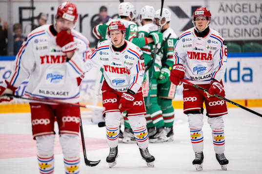 Timrås Erik Andersson och Joonas Lyytinen deppar
