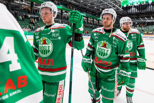 Rögles Oskar Stål-Lyrenäs och Viktor Grahn