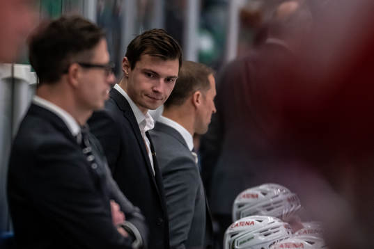 Rögles assisterande tränare Max Bohlin