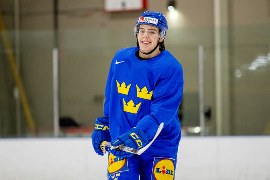Leo Carlsson of Sweden at a Practice session