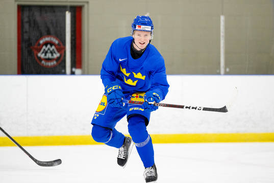 Filip Bystedt of Sweden at a Practice session