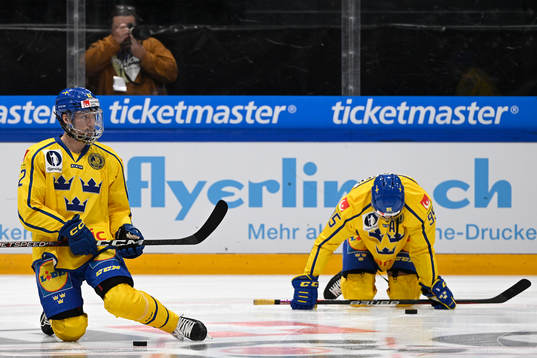 Jesper Olofsson and Jacob de la Rosa of Sweden