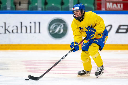 Anna Kjellbin of Sweden at a training session