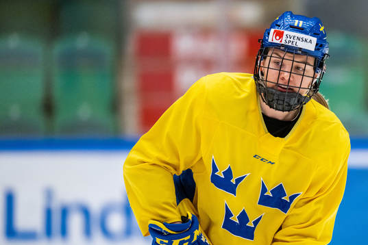 Josefin Bouveng of Sweden at a training session