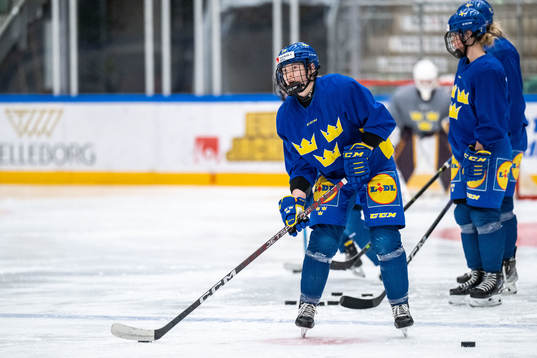 Solveig Gisler of Sweden at a training session