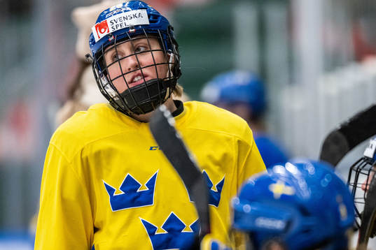 Hanna Olsson of Sweden at a training session