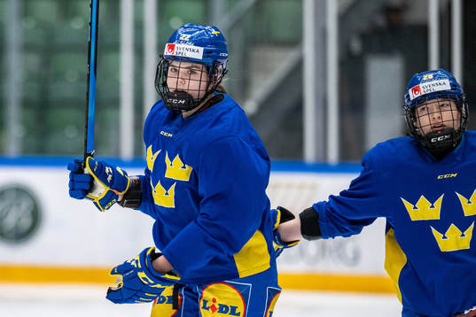 Hanna Thuvik of Sweden at a training session
