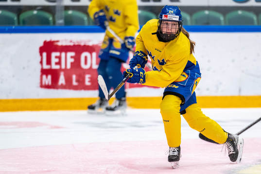 Felizia Wikner-Zienkiewicz of Sweden at a training session