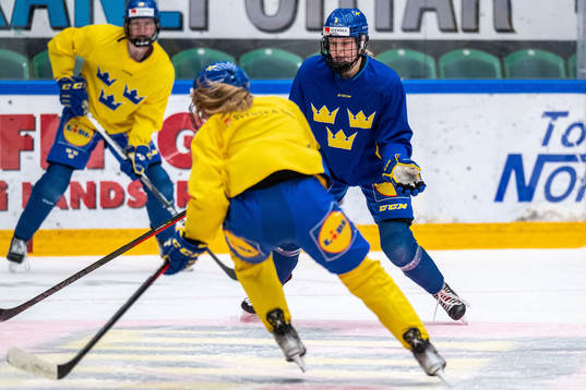 Annie Silén of Sweden at a training session