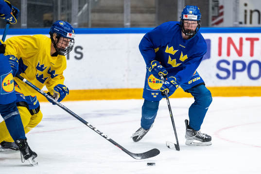Sara Hjalmarsson of Sweden at a training session