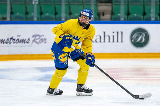 Josefin Bouveng of Sweden at a training session