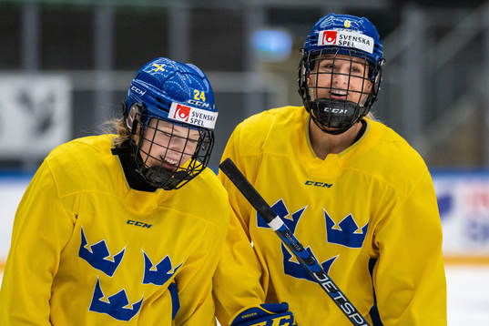 Felizia Wikner-Zienkiewicz and Josefine Holmgren of Sweden