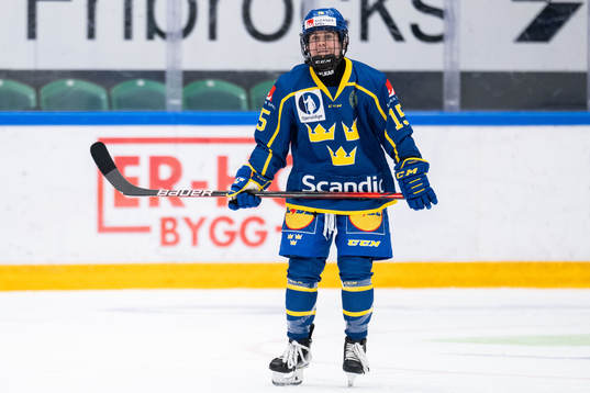 Lisa Johansson of Sweden looks dejected