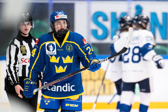 Felizia Wikner-Zienkiewicz of Sweden looks dejected