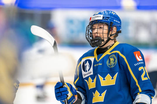 Solveig Gisler of Sweden looks dejected