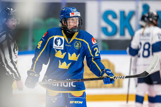 Felizia Wikner-Zienkiewicz of Sweden looks dejected