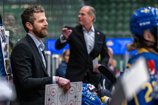 Head coach Ulf Lundberg of Sweden
