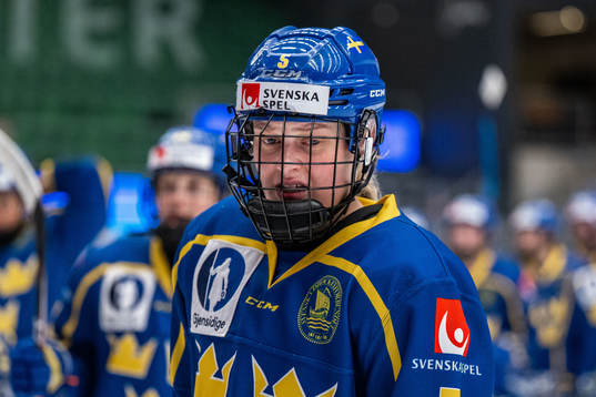Annie Silén of Sweden looks dejected