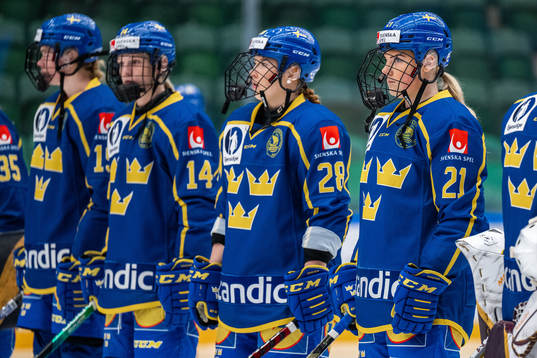 Thea Johansson, Solveig Gisler  and Lova Blom of Sweden