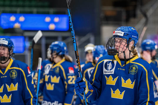 Emma Forsgren of Sweden looks dejected