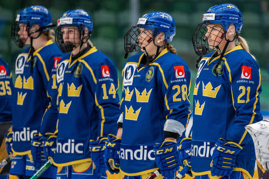 Thea Johansson, Solveig Gisler  and Lova Blom of Sweden