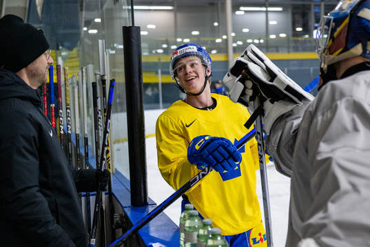 Victor Sjöholm of Sweden at a Practice session